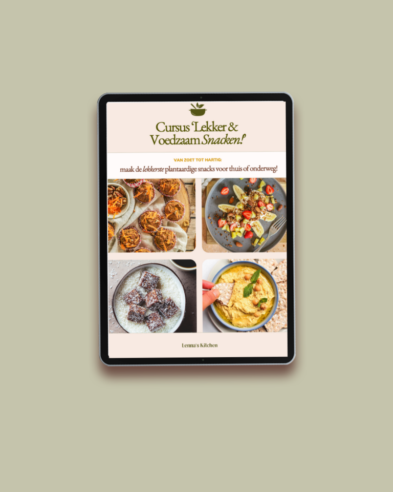 Cursus Lekker & Voedzaam Snacken