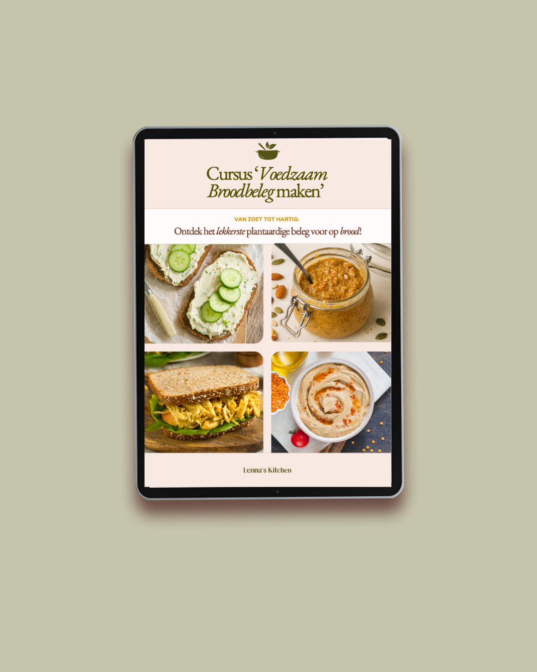 Cursus 'Voedzaam Broodbeleg Maken'